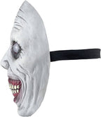 Halloween's Scary White Smiling Demon Mask for Cosplay & Costume Parties