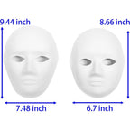 Halloween's 14 Pack Paper Mache Masks for Masquerade and Art Projects