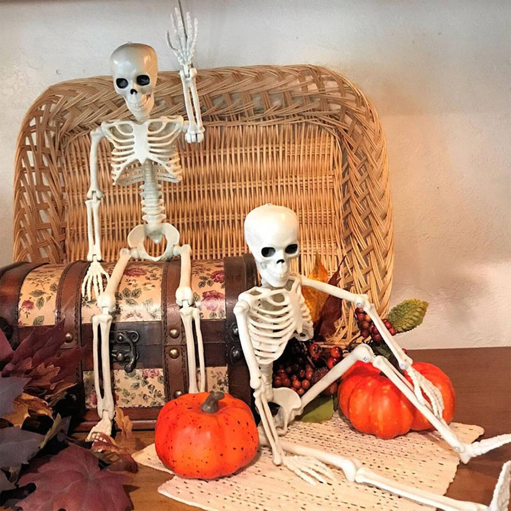 Halloween's 2 Pack 36 Inch Movable Joint Skeleton Decorations