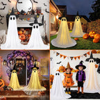 Halloween's 5 FT Lighted Ghost Decorations with Remote - 2 Pack