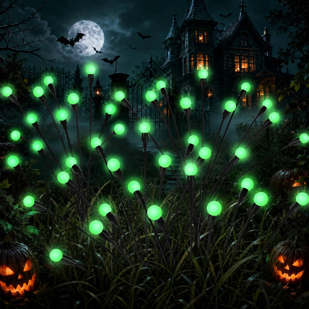Halloween's 4 Pack Solar LED Lights for Outdoor Yard and Garden Decor