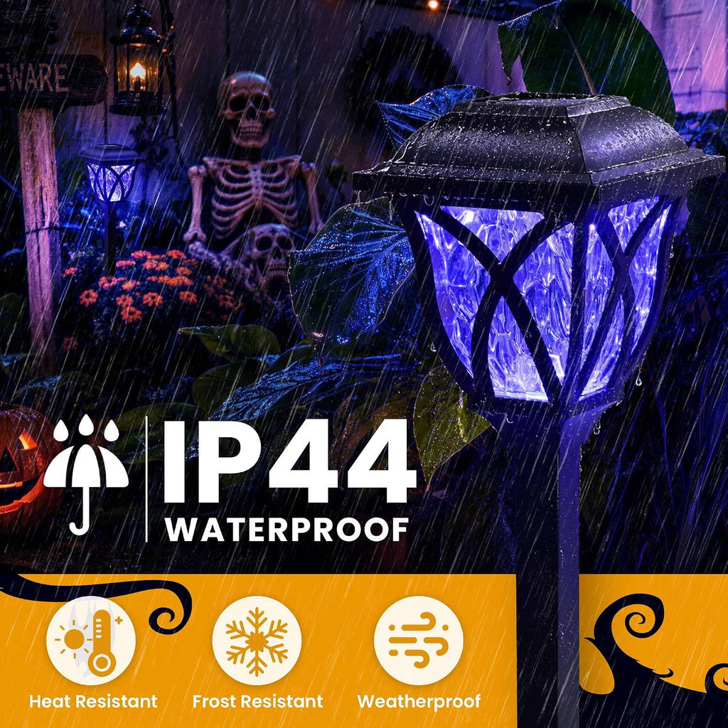 Halloween's Solar Outdoor Pathway Lights for Yard, Garden, and Party Decor