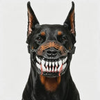 Halloween's Realistic Red Teeth Dog Muzzle for Cosplay & Safety