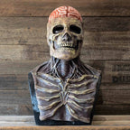 Halloween's Realistic Skull Mask with Moving Jaw for Parties and Cosplay