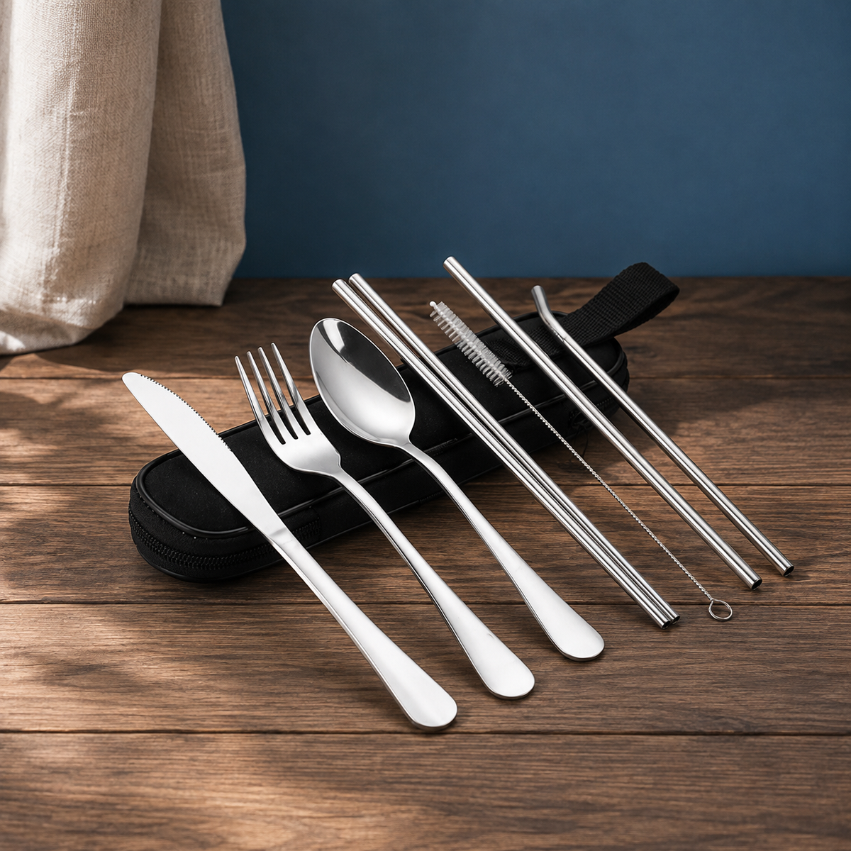 Caleb Travel Cutlery Set