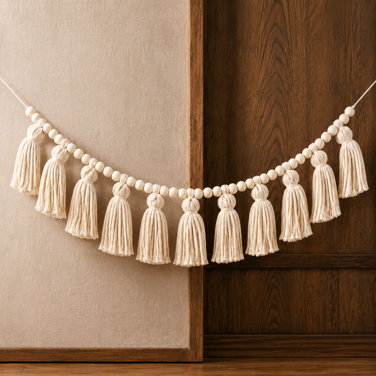 Mason Beaded Tassel Garland