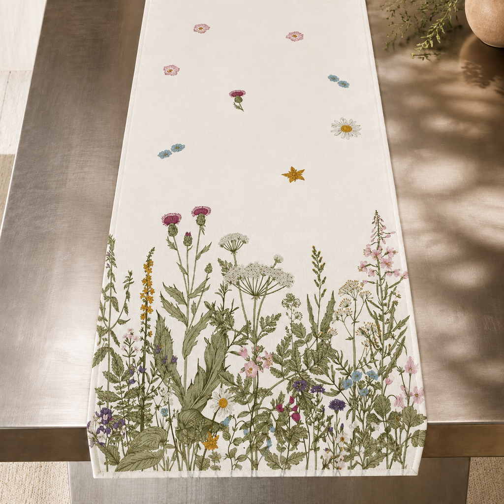 Taormina Botanical Table Runner for Dining Table