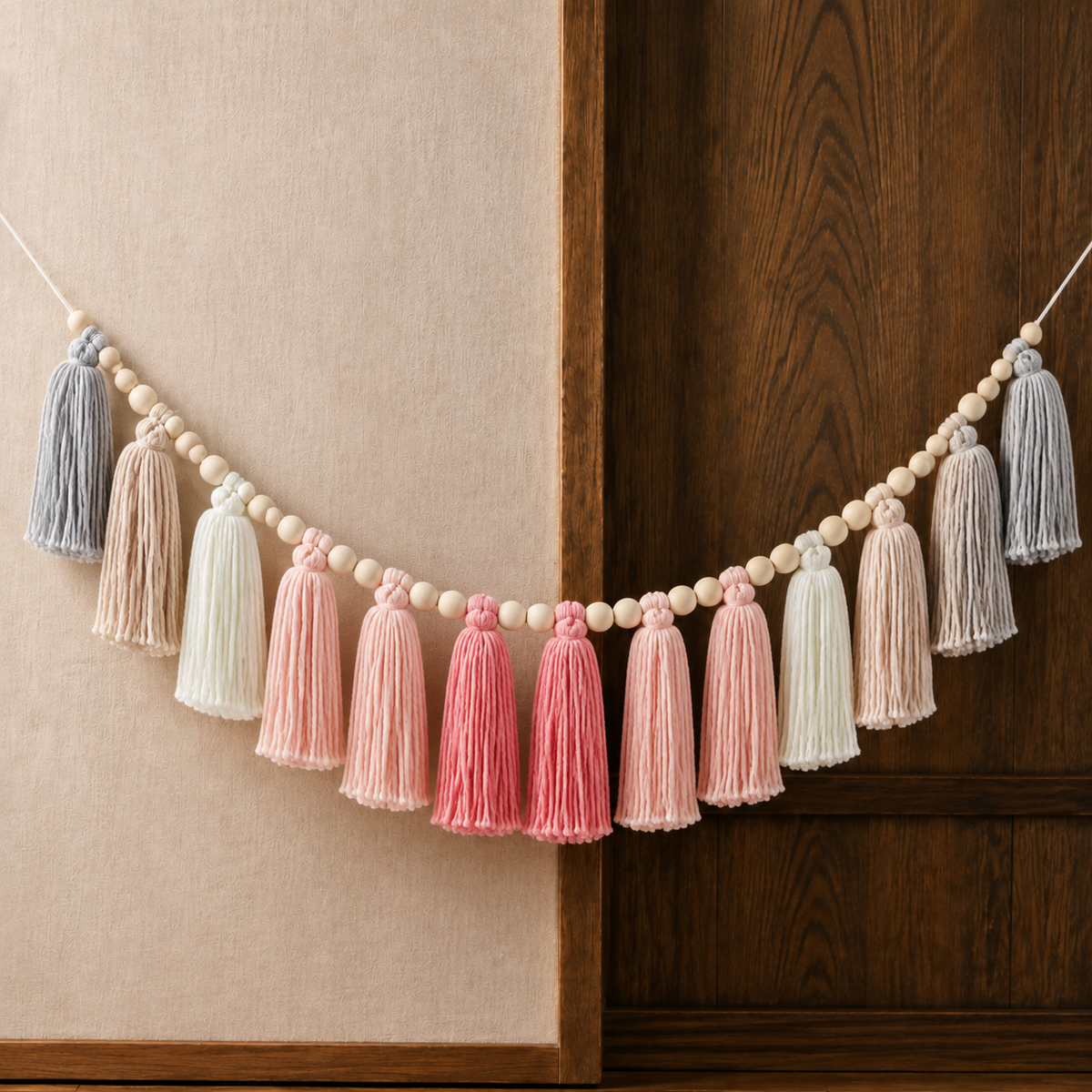 Mason Beaded Tassel Garland