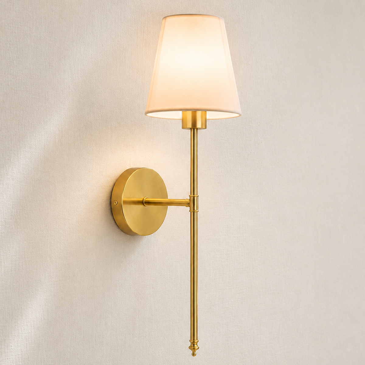 Cairn Fabric Shade Lamp