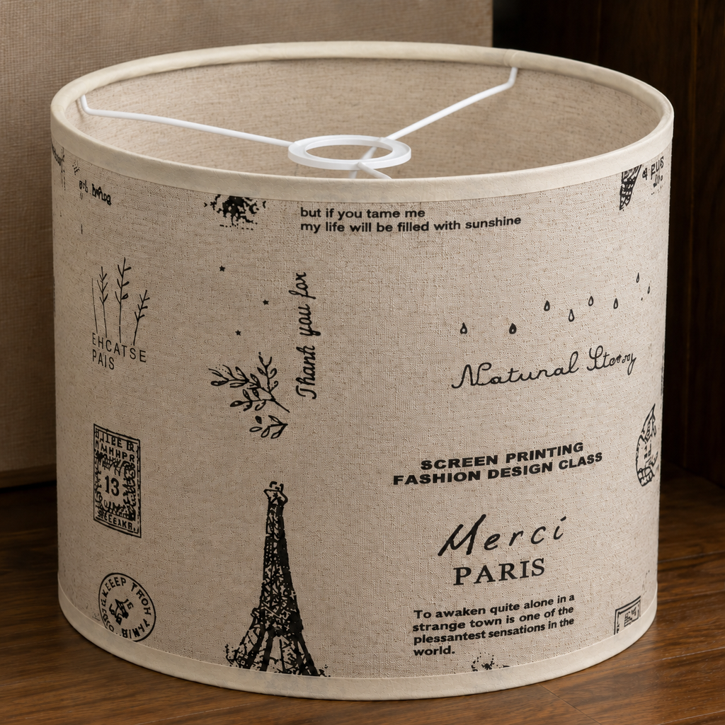 Woodhaven Linen Lampshade