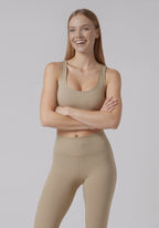 Medium Support Racerback Sports Bra with Cutout Back
