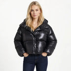 Women's Quilted Puffer Jacket Oversized Hooded Coat