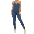 The Strappy Back Sculpting Compression Athletic Jumpsuit