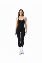 The Strappy Back Sculpting Compression Athletic Jumpsuit
